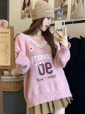 Knit Jersey Print Sweater- Outfit