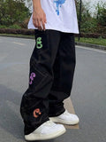 Men's Multi Pocket Printed Cargo Jeans- Outfit