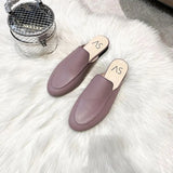Half Slippers Women Summer Wear Muller Shoes 2022 New Flat