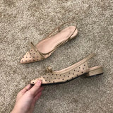 Sandals Women 2025 Summer French Fairy Wind Gentle Dress Small Heel Tip Net Yarn Point Single