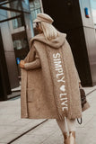 Sweater Cardigan Long Letter Knitted Loose Knit Coat Woman In Autumn/Winter