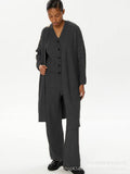 2025 New Hot Knitted Three-Piece Set Of Women's OL Style Sweater Cardigan +