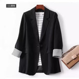 Red Blazer Tide Ms. Han Version 2025 New Spring And Autumn Loose Leisure Autumn Korean Blouse Small