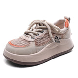 Summer Thin Mesh Shoes Women's Spring And Autumn New Catchable Loose Pastry Bottom Mesh Casual Board