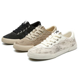 Autumn New Men's Shoes Small Luxury Comfortable Casual Cloth Shoes Breathable Flat Bottom Lace Shoes