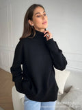 And Winter Pure Color Turtleneck Sweater Hot Selling Burst Comfortable Loose Basic Jacket Sweater