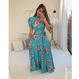 Fashion Digital Short Sleeve Printing Large Swing