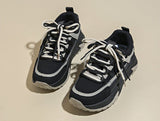 Old Dad Shoes Women 2025 Autumn New Hong Kong-Style Sports Shoes Daily Commute Black And White Casual