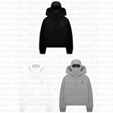 Brand Double Hat Unique Design Hooded Jacket Autumn And Winter New Master With Loose Y2K