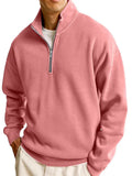 New Men's Sweatshirt Fashion Casual Half Zipper Collar Long Sleeves Of The Jacket