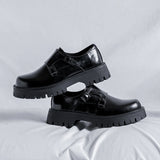 Zingj Shoes Men Korean Version Trend Casual Loafer Shoes Platform Youth Versatile Lazy Man One Foot Pedal Fashionable Men's Shoes