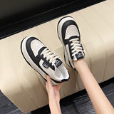 Version Of The Trend Of Small White Shoes Women In The Autumn Of 2025 New Buffler Shoes Thick Soles Casual Loose Cake Breathable Running