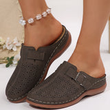 Slippers Women's New Baotou Metal Hollow Women's Shoes 43-Yard Wish In The Summer Of