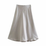 2025 New Tight Waist Simple Set Solid Color Lirt Solid Color Half Body