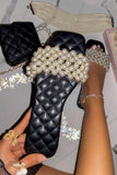 New Women's Shoes Hand-Beaded Cool Slippers Sweet Girl Fairy Wind And