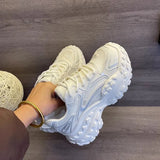 Shoes Women's Shoes 2025 Summer New Thick Soles To Increase The Small Durian Bottom Of The Casual Sports Shoes