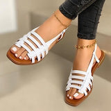 Sandals 2025 New Korean Version Of Women's Summer Fashion Weaving Beach Women's Sandals