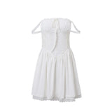 Zingj Summer New Women's French Temperament Elegant Sexy Low Chest Waist Sling