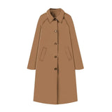 Women's Clothing INS Explosive Temperament Collar Single Buckle Wind Jacket