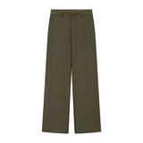 New V-Neck Asymmetric Vest Simple Jump Trouser