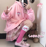 Soft Sister Student Cartoon Meal Jk Coat Zipper Koloumi Cotton Hoodie Jade Cinnamon Dog