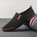 Men's Shoes In The Fall Of 2025 New Korean Fashion Trend Shoes With A Foot Pedal Canvas Shoes Men's Board