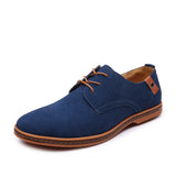 Zingj Leather Shoes Daily Casual Shoes Frosted Men's Leather Shoes Lace-Up Tide Shoes Large Size Men's Single Shoes Wenzhou