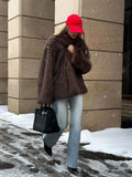 Winter White Dye Tip Imitation Fox Hair Long Suit Hair Young Environmental Protection Fur Coat