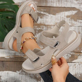 Sports Sandals 2025 New Thick-Bottomed Leisure Magic Sticker Beach Cool Slippers