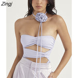 Sexy Hollow Out Flower Women Bodysuit Purple Off Shoulder Ruched Bodysuits Female Autumn Elastic Bodycon Party Body