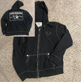 Zippered Shirt Net Red Hoodie Letter TRUE RELIGION New