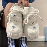 Wind Star Little White Shoes Women 2025 Autumn New High-Value Leisure Sports Shoes Fashion Trend Skate