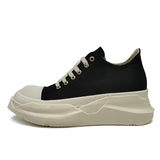 Men's Shoes Spring And Summer New Low-Help Canvas Breathable Students With Thick Soles To Increase High Shoes Women's