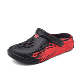 Men Summer Cool Drag Outdoor Hole Shoes Outside Wearing Sandals Home Half-Dragging Korean Trend Personalized Beach