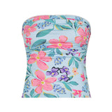 Holiday Fenghai Island Shell Print Shoulder Repair Braid Vest Hot Girl Sexy Tight