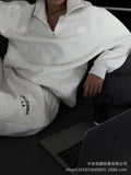 Velvet Half Zipper Collar Collar Sweater 30 Cotton Leisure Sports Blouse Woman In Autumn And Winter