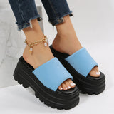 And Summer New Fashion Cake And Thick Bottom 43-Yard Slippers Women's First-Word