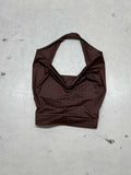 Hot Girls Pure Desire To Lead The Wave Point Hit The Color Sexy Dew Back Tonic Strap Short Umbilly Hanging Neck Small Vest