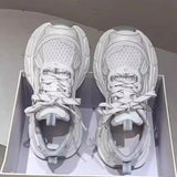 Version Of Temperament Old Dad Shoes Women's 2025 Autumn New Thick-Soled Breathable Sneakers Running Casual Fashion