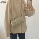Women Aesthetic Thicker High Quality Leisure Turtleneck Leisure Embroidery Spring Autumn Korean Style Winter Coats