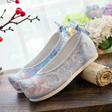 Zingj Shoes Hanfu Shoes Head Cloud Head Head Shoes Inside The Ancient Costume Flat Embroidered Cloth