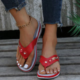 Spring And Summer New Sandals Women's Beach Sandals Metal Buckle Slope And Fashion Casual Large Size Women's Cool