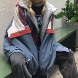 Oversized Reverse Hooded JacketOutfit