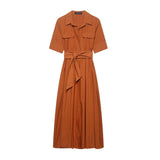Spring New Temperament French Style Thin Temperament Goddess Fan Shirt Skirt