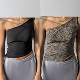 New One-Shoulder Bra Hot Babes Wind Double-Sided Wearing One-Shoulder Vest Southeast Asian Women's