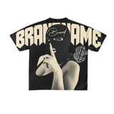 Y2K Harajuku Style T-Shirt Men's Hip-Hop Graphic Printing Cotton Punk