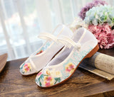 Zingj Shoes Sandals Net Gauze Shoes Ox Tendon Bottom Summer Style Ethnic Wind Embroidered Cloth Shoes Women's Shoes Female Student