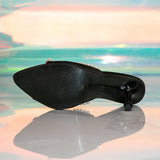 Temperament Pearl Fine Sandals New Sexy Girl High Heel Toe A Word Cool