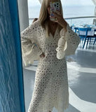Women's Explosive Lace Embroidered Long-Sleeved
