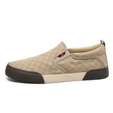 Autumn New Men's Shoes Fashion Design Casual Men's Canvas Shoes Low Help Flat Plate